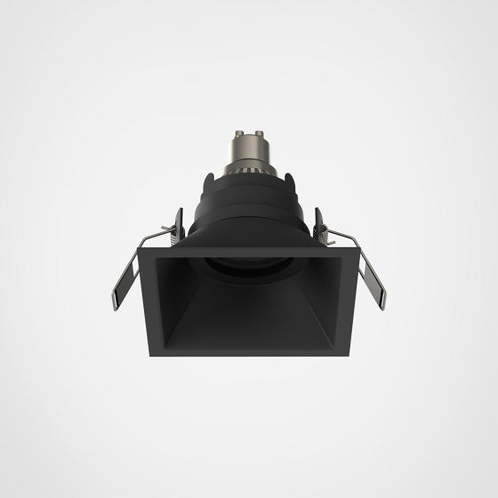 Minima Slimline Square Fixed Fire-Rated IP65 | Matt Black | Lampade soffitto incasso | Astro Lighting