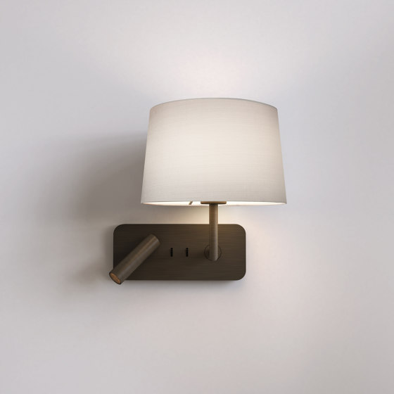 Side by Side Grande USB | Bronze | Lámparas de pared | Astro Lighting