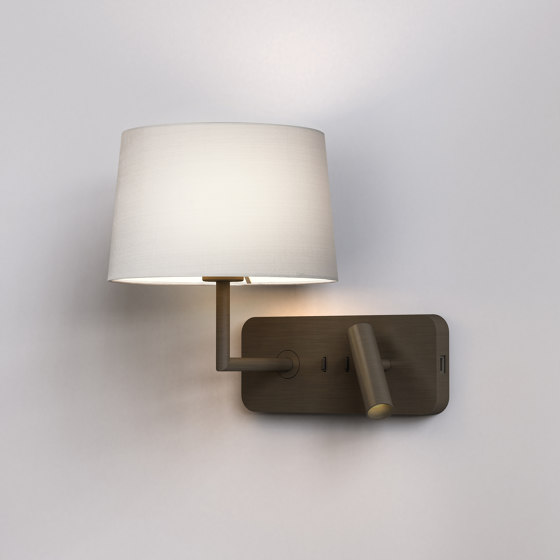 Side by Side Grande USB | Bronze | Lámparas de pared | Astro Lighting