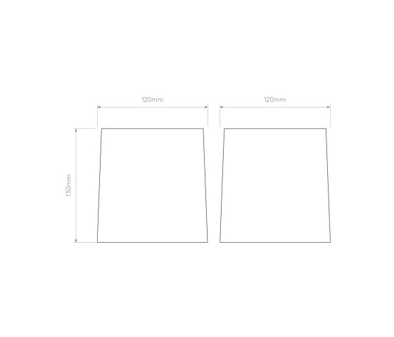 Tapered Square 125 | White | Lighting accessories | Astro Lighting