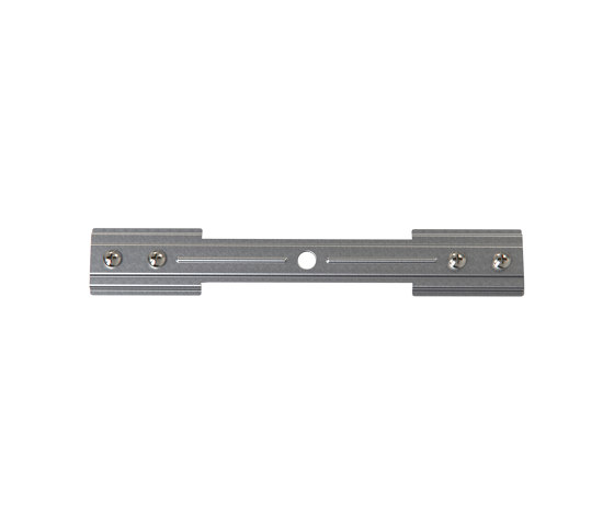 Track Straight Support | Bright Zinc Plated | Accessoires d'éclairage | Astro Lighting