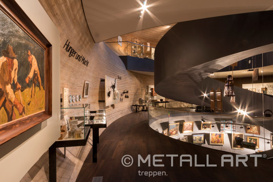 Spectacular spiral stairs at the PANEUM - museum of bread in Asten | Sistemas de escalera | MetallArt Treppen