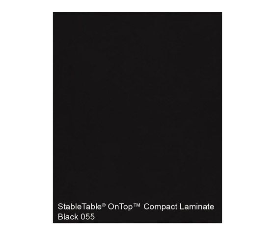 StableTable Compact Laminates | Black - 055 | Accessoires de table | StableTable