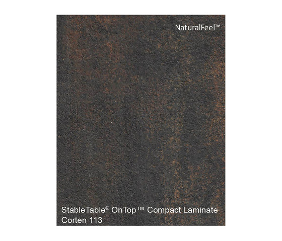 StableTable Compact Laminates | Corten - 113 | Tisch-Zubehör | StableTable