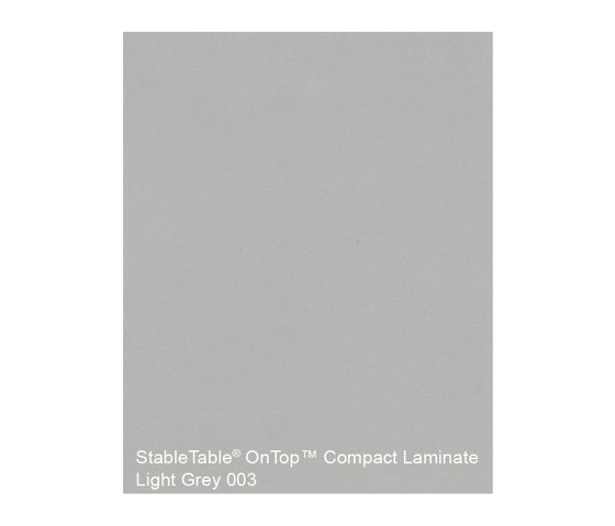 StableTable Compact Laminates | Light Grey - 003 | Accesorios de mesa | StableTable