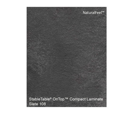 StableTable Compact Laminates | Slate -108 | Accesorios de mesa | StableTable