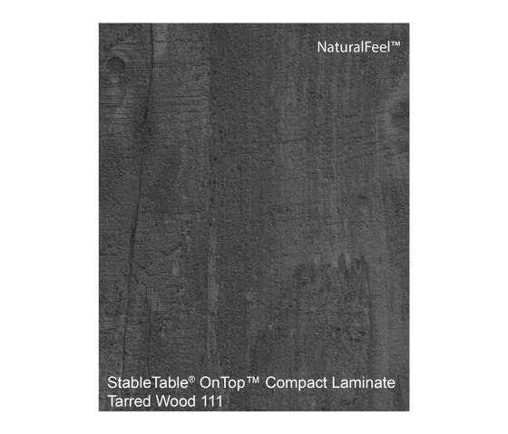 StableTable Compact Laminates | Tarred Wood - 111 | Accesorios de mesa | StableTable