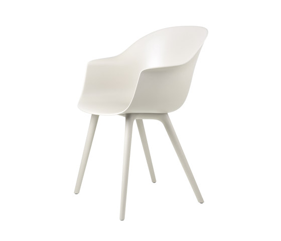 Bat Dining Chair, Plastic edition (Alabaster White) | Stühle | GUBI