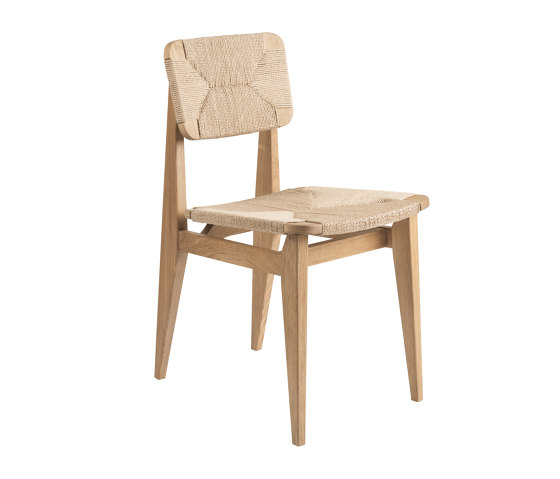 C-Chair Dining Chair - Paper Cord (Oak Oiled) | Chairs | GUBI
