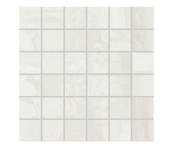 Metallica Mosaico 5x5 Steel White | Mosaici ceramica | EMILGROUP