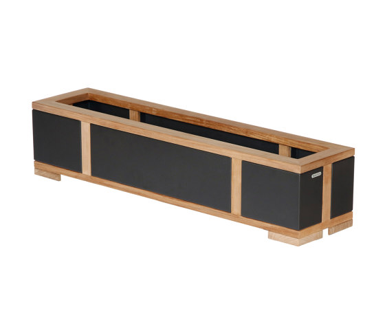 Aura Planter Stand 28 X 100 with teak edging |  | Barlow Tyrie