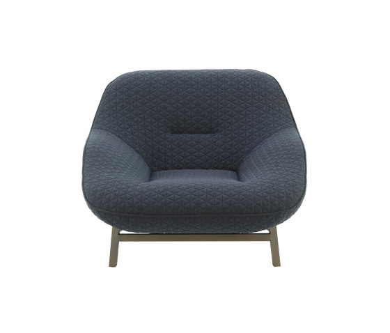 Cosse | Armchair Bronze Lacquered Metal Base | Armchairs | Ligne Roset