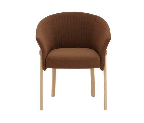 Valmy | Carver Chair Base In Natural Beech | Chairs | Ligne Roset