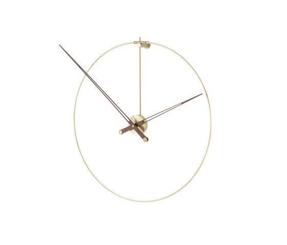 Clock: Pik | Wanduhr Messingfarben | Uhren | Ligne Roset
