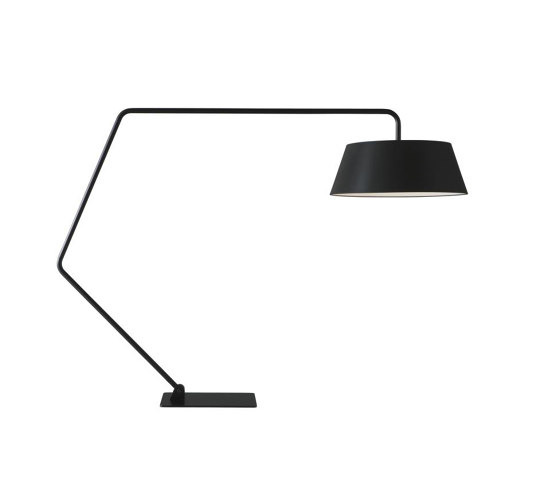 Bul | Floor Standard Lamp - Reading Lamp Black | Free-standing lights | Ligne Roset