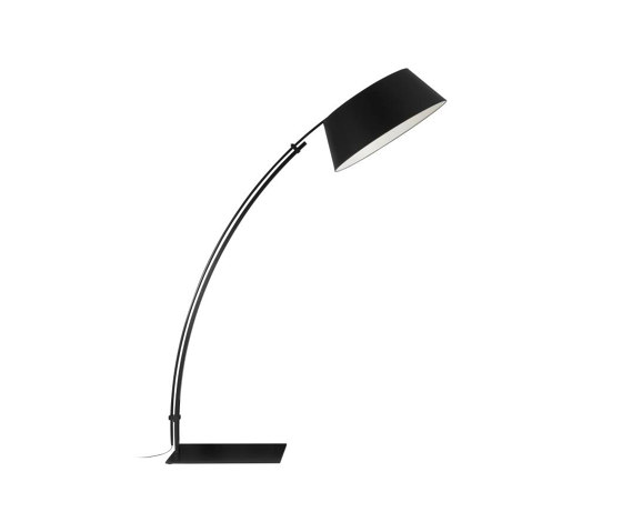 Ouverture | Floor Standard Lamp Black | Free-standing lights | Ligne Roset