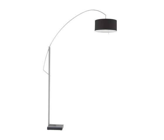 Mama | Floor Standard Lamp Black Shade | Free-standing lights | Ligne Roset