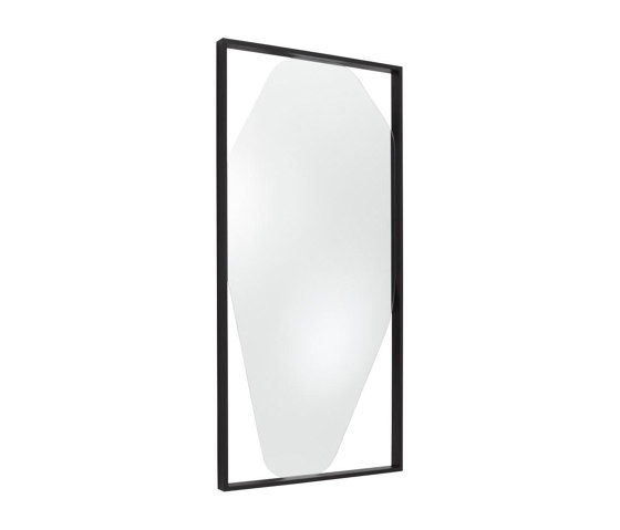 Mirror: Belize | Spiegel Grosses Modell Esche Schwarz Gebeizt | Spiegel | Ligne Roset