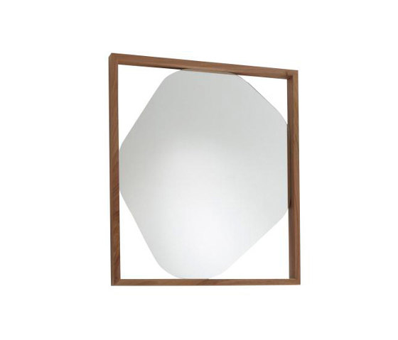 Mirror: Belize | Specchio Modello Piccolo Noce | Specchi | Ligne Roset