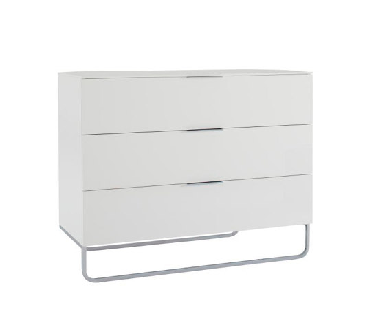 Hyannis Port | Sideboard Unit 3 Drawers Gloss White Lacquer | Sideboards | Ligne Roset