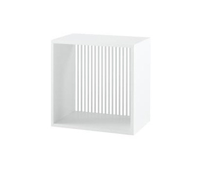 Persienne | Storage Module White Lacquer Horizontal / Vertical Stripes | Shelving | Ligne Roset