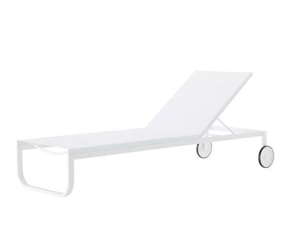 Lettino | Sun Lounger White Fabric | Day beds / Lounger | Ligne Roset