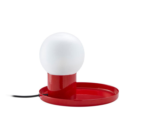 Coupole | Table Lamp Red | Table lights | Ligne Roset