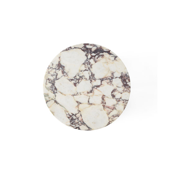 Androgyne Side Tabletop | Calacatta Viola Marble | Tables d'appoint | Audo Copenhagen