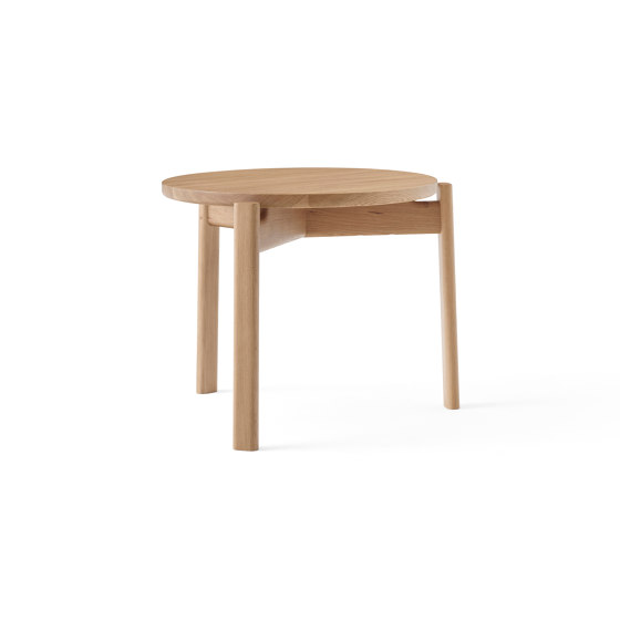 Passage Lounge Table Ø50 | Natural Oak | Tavolini alti | Audo Copenhagen