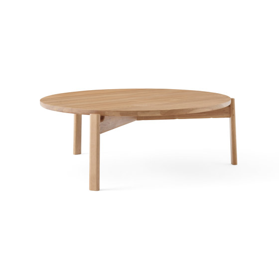 Passage Lounge Table Ø90 | Natural Oak | Coffee tables | Audo Copenhagen