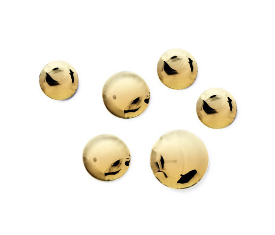 Pin Set Of 6 Heat Flamed Gold | Ganchos simples | Zieta