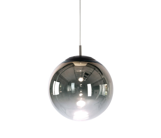 glaskugelleuchte ku3 LED gradient chrome | Suspensions | Mawa Design