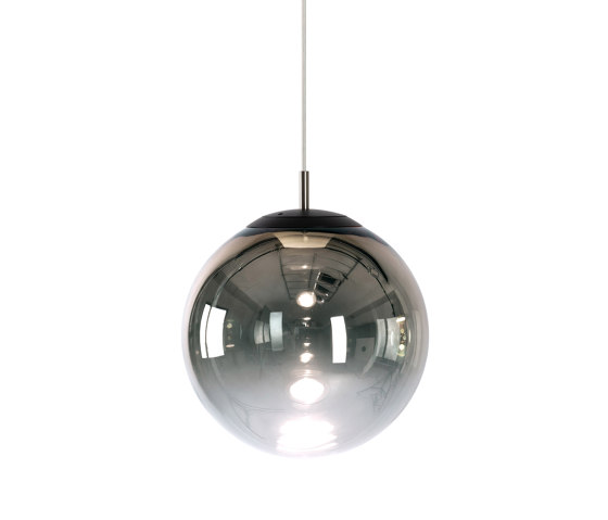 glaskugelleuchte ku3 LED gradient chrome | Suspensions | Mawa Design