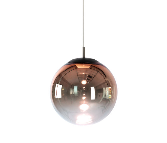 glaskugelleuchte ku3 LED gradient rosegold | Suspended lights | Mawa Design