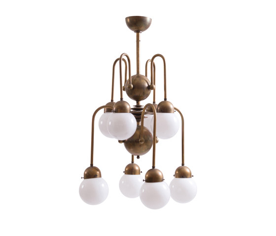 Art Deco Machine Age Chandelier | Lámparas de suspensión | Woka