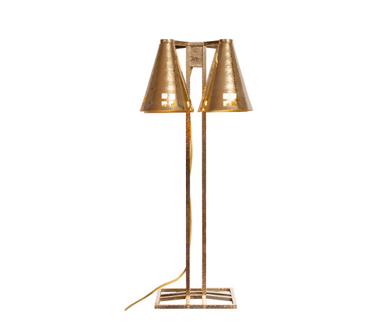 Cubistic Josef Hoffmann Table Lamp from 1903 | Luminaires de table | Woka