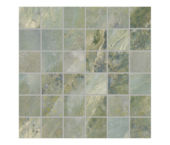 9Cento | Raggio Verde Mosaico | Ceramic tiles | Ceramiche Keope