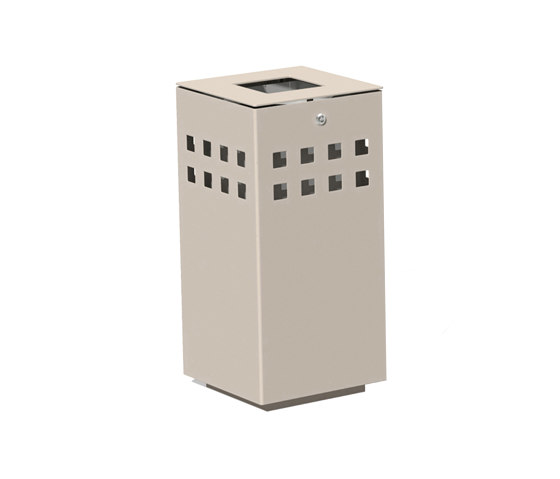 Abfallbehälter 1310 mit und ohne Ascher | Abfallbehälter / Papierkörbe | BENKERT-BAENKE