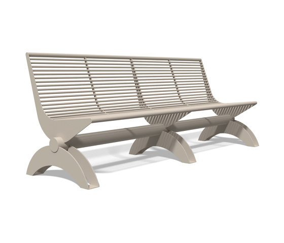 Siardo 1300 R Bench without armrests 2350 | Benches | BENKERT-BAENKE