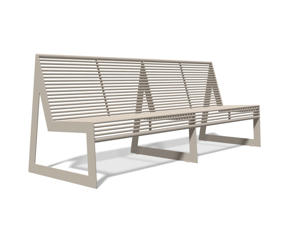 Siardo 30 R Bench without armrests 2400 | Benches | BENKERT-BAENKE