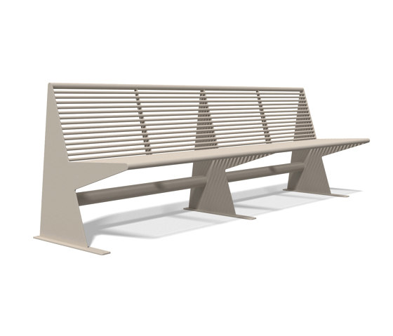 Siardo 40 R Bench without armrests 2400 | Benches | BENKERT-BAENKE