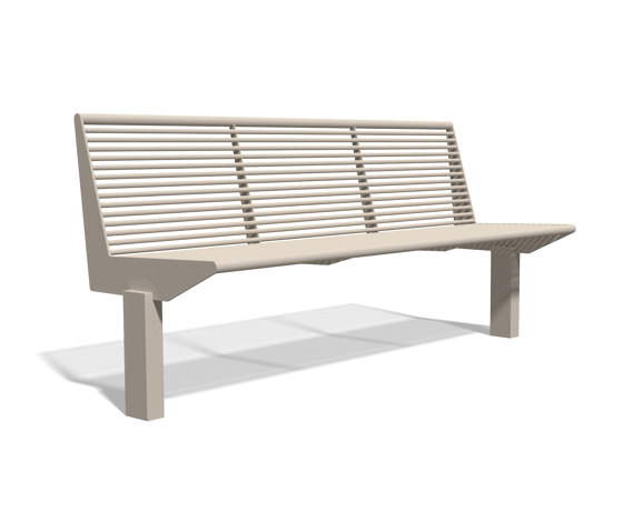 Siardo 50 R Bench without armrests 1850 | Panche | BENKERT-BAENKE