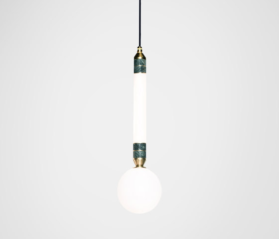 Greenstone Pendant - Small | Suspended lights | Marc Wood Studio