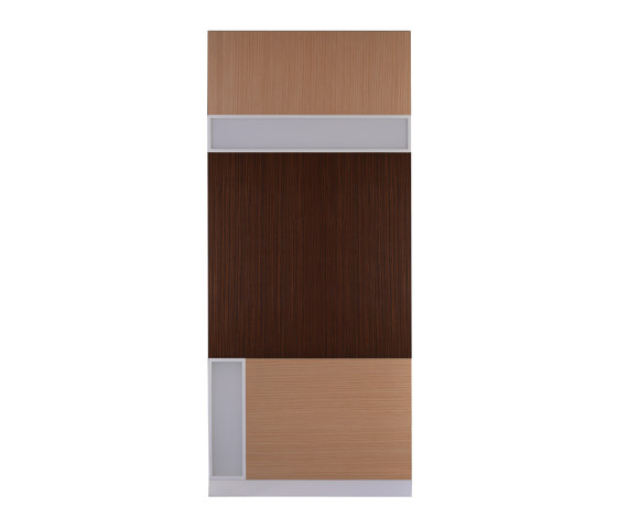 Bisa Panel Oak & Walnut Mix (With White Led Lighting Element) | Pannelli legno | Mikodam