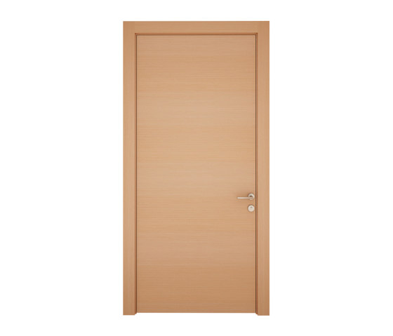 Como Door With One Natural Wood Veneer (Walnut, Teak, Oak, Whitened Oak), Lacquer (Anthracite, Grey, White) Color Options | Puertas de las casas | Mikodam