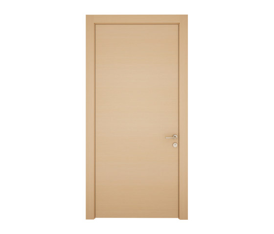 Como Door With One Natural Wood Veneer (Walnut, Teak, Oak, Whitened Oak), Lacquer (Anthracite, Grey, White) Color Options | Portes d'entrée | Mikodam