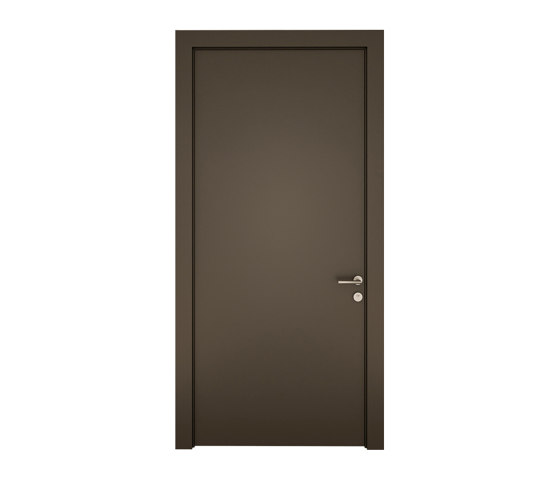 Como Door With One Natural Wood Veneer (Walnut, Teak, Oak, Whitened Oak), Lacquer (Anthracite, Grey, White) Color Options | Porte casa | Mikodam