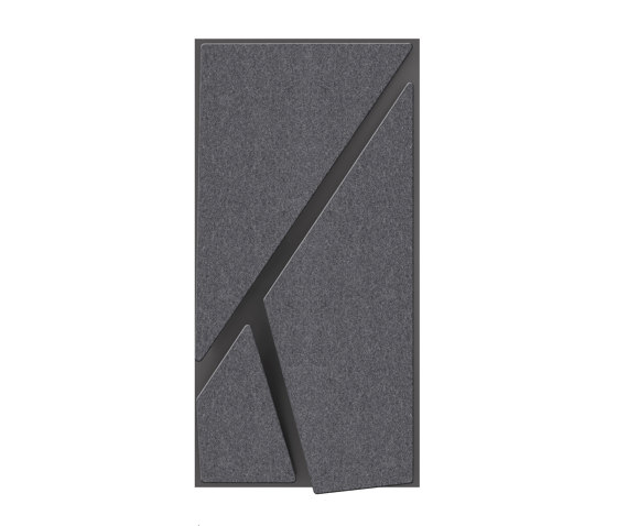 Deta Panel Grey Lacquer Matte & Fabric | Sistemas de techos acústicos | Mikodam