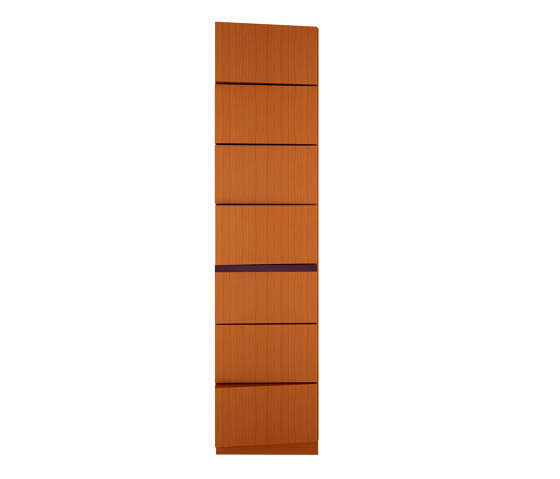 Fila Panel Teak With Purple Glass | Planchas de madera | Mikodam