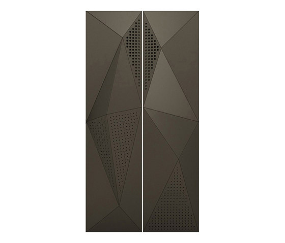 Geta Panel-A Anthracite  Lacquer Matte With Mix Perforation | Acoustic ceiling systems | Mikodam